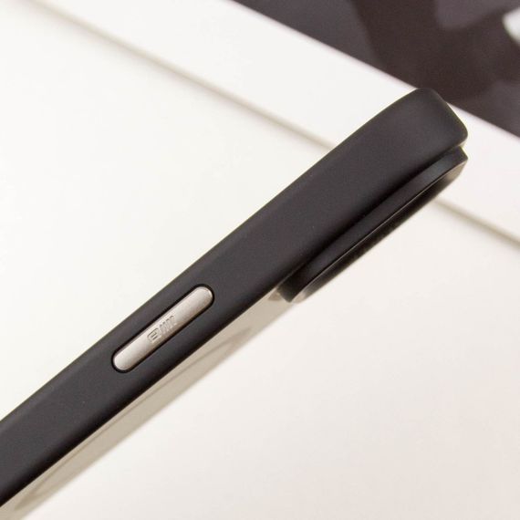 TPU+PC чохол Blueo Skin Friendly Frosted with MagSafe для Apple iPhone 14 / 13 (6.1") Чорний | Зображення 6