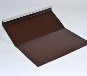 Козырек оцинкованный "Коричневый" 450