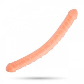 Двухсторонний фаллоимитатор Телесный Double Dong