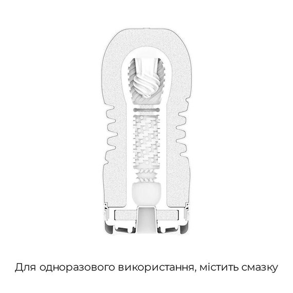 Мастурбатор Tenga Rolling Head Cup (Ніжний): Делікатна стимуляція головки рухомими елементами | Зображення 2