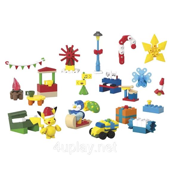 Адвент-календар Mega Construx Зимові пригоди Покемонів (GYG99) | Зображення 4