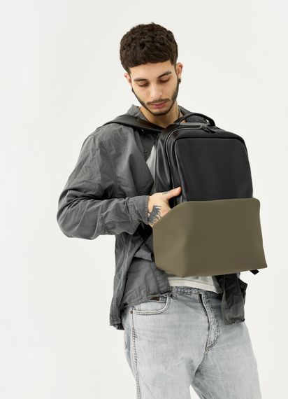 Чоловічий рюкзак Sambag ZARD DART чорний з хакі 44 х 31 х 15 см (25523119m) | Зображення 4