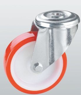 Колесо поворотное STANDART с отверстием 4305-ST-080-R