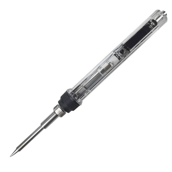Электрический паяльник c OLED экраном, T12 DC12-24В, мощность 72 Ватт, регулировка температуры, жало BC2 | Зображення 1