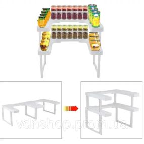 Многофункциональный органайзер полка для специй и банок Spicy Shelf (Спайси Шелф)