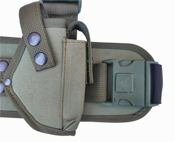 Кобура для ПМ-Макарова стегновий з платформою (oxford 600d, хакі Олива зелена) MAS | Зображення 2