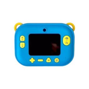 Дитячий фотоапарат миттєвого друку з підтримкою microSD YT008 Блакитний Динозавр