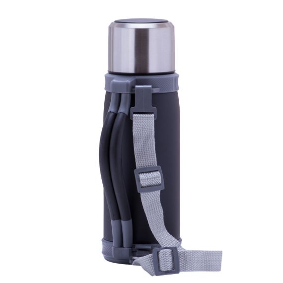 Термос черный 1200ml из нержавеющей стали | Зображення 4