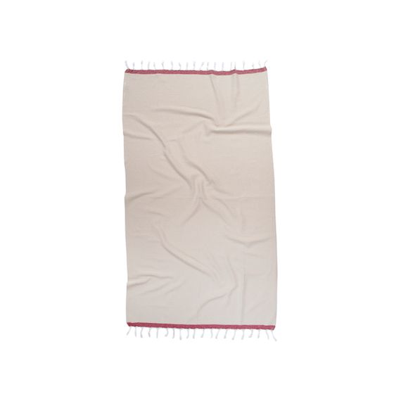 Рушник Barine 8997 Туреччина 95*165 см  Бавовна Бежевий-марсала