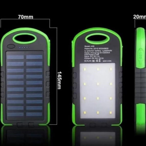 Power Bank XPRO 30000 mAh Solar із сонячною батареєю чорний (MER-11905_230) | Зображення 5