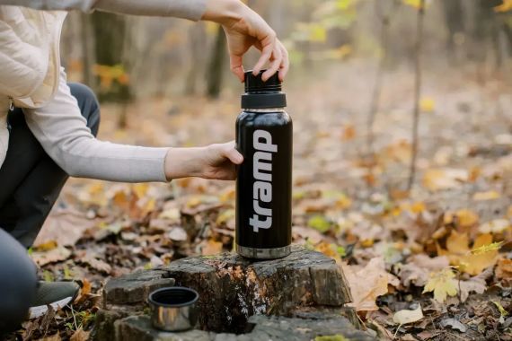 Сталевий термос для гарячих напоїв Tramp Expedition Line 900мл похідний термос для туристів,рибалок,військових | Зображення 7