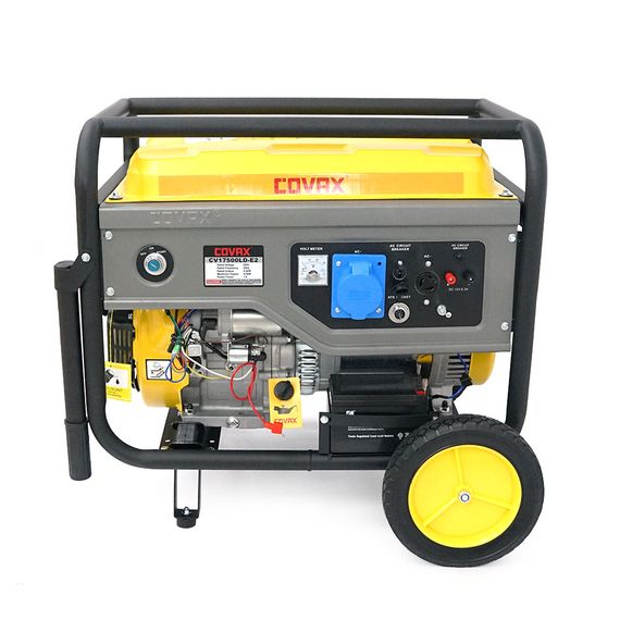 Генератор бензиновий COVAX CV17500LD-E2, 8.5kW, однофазний 220V, 50Hz, DC12V | Зображення 1