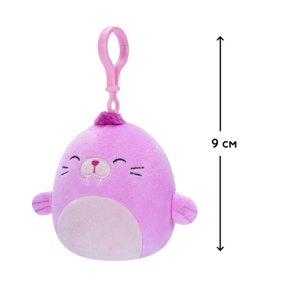 М'яка іграшка Морж Пепе Squishmallows SQCP00150 на кліпсі 9 см | Зображення 3