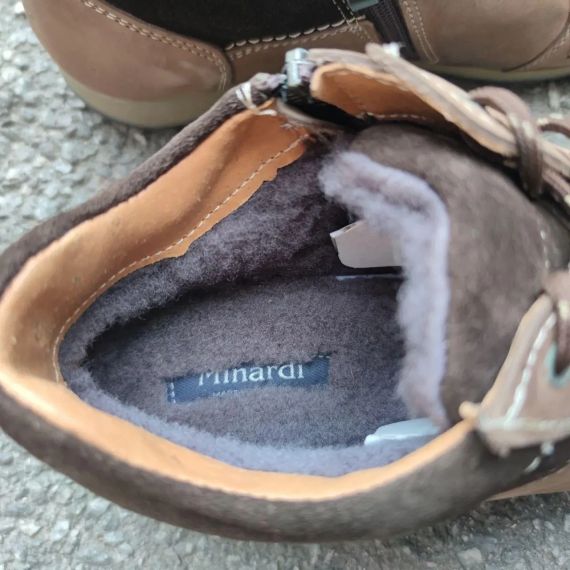 Коричневые ботинки из натурального нубука 43 размер | Зображення 1