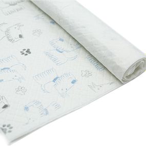 Пелюшки Misoko&Co 60 х 90 см з ароматом лимона та малюнком "цуценята та лапки" 10 шт