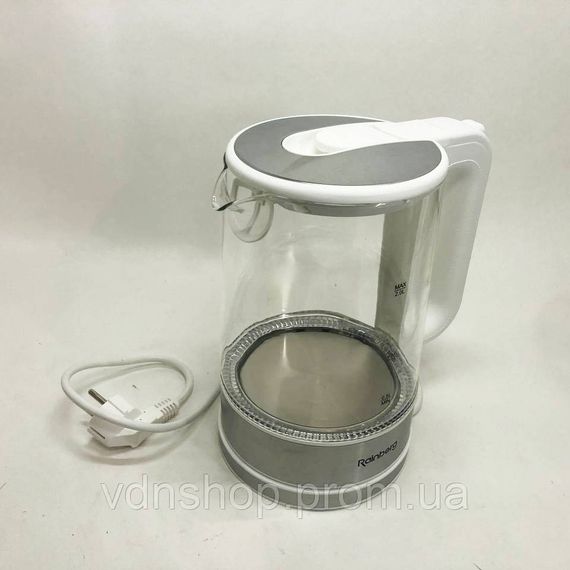 Стильний електричний чайник, Електрочайник на кухню, Електрочайник з різнокольоровим підсвічуванням IJ-47 | Зображення 6