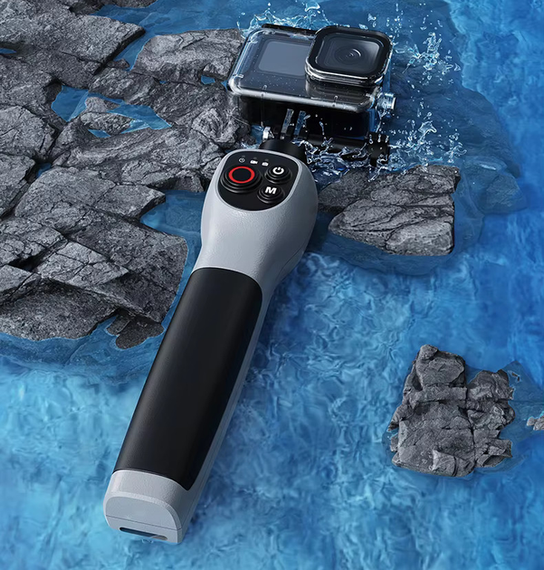 Водонепроникний монопод GoPro з пультом для знімання під водою Telesin (GP-WBT-001) | Зображення 6