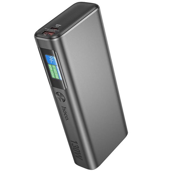 Портативний ЗП Power Bank Hoco Q17B Electric 130W 20000 mAh Space Gray | Зображення 1