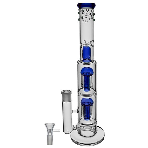 Кальян Трубка Великий З Перколяторами 38 См. "Smoky Tower Blue" | Зображення 2