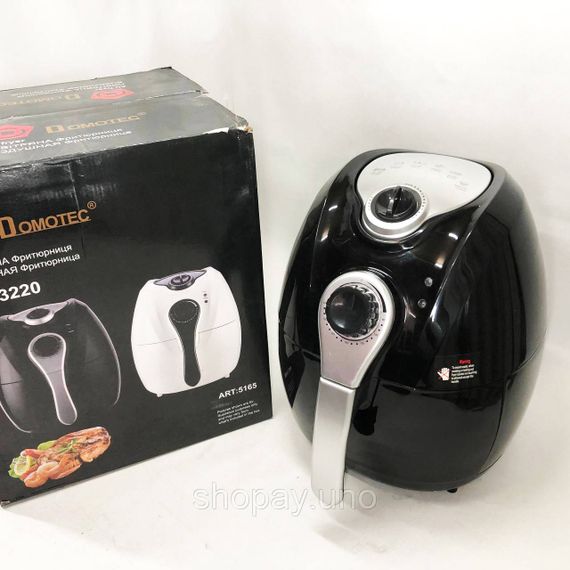 Фритюрница для семьи Domotec MS-3220 1300Вт 4.5л, Безмаслянная фритюрница для кухни QB-33 | Зображення 1
