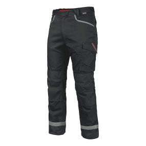 Штани робочі зимові STRETCH X, антрацит, розмір 48
