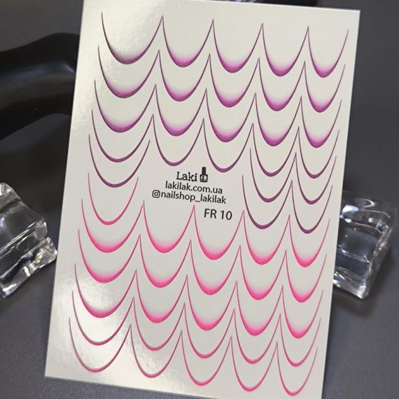 Слайдер для френча Mi FR10 на водяній основі (7x10см)