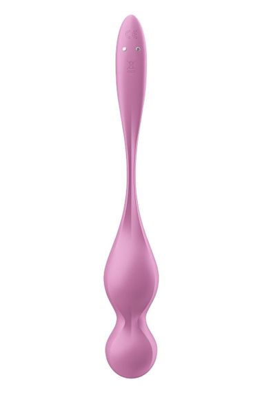 Смарт-кульки Кегеля Satisfyer Love Birds 1 з вібрацією, рожеві Sex Aura | Зображення 4