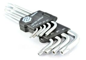 Набор ключи шестигранные шестигранки ТОRХ SECURITY Т10-Т50 9 штук VOREL-56478