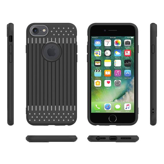 Чехол накладка Primo Shell TPU для Apple iPhone 7 / iPhone 8 / SE 2020 / SE 2022 - Black | Зображення 3