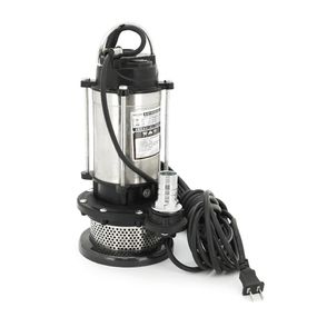 Занурювальний насос, 370W, 220V, 2 м³/год, підйом 10 м, 25мм, нержавіюча сталь, 380х195х200мм, 4,3 кг + перехідник