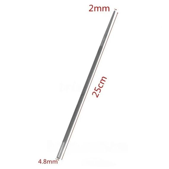 Напилок для заточування ланцюга 4,8 мм, 1 шт / Кругла пилка для ланцюгової пили / Заточувальний напилок | Зображення 8