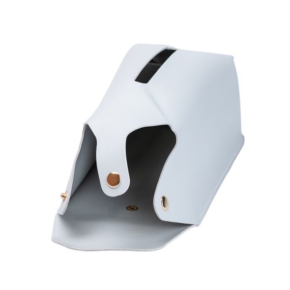 Серветниця для кафе з екошкіри серветниця на стіл підставка для серветок Сірий | Зображення 3