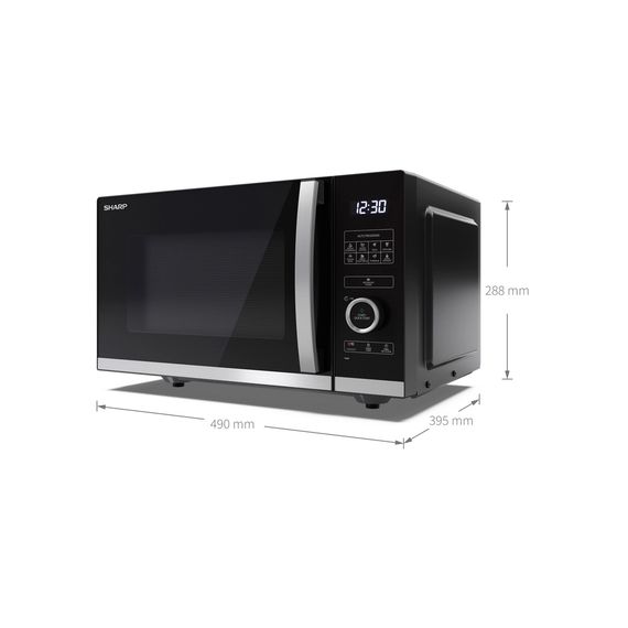 Мікрохвильова піч Sharp YC-QS254AE-B | Зображення 2