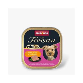 Корм влажный Animonda Vom Feinsten Adult Mini для собак мини-пород, с курицей, гусем + петрушка 100 г