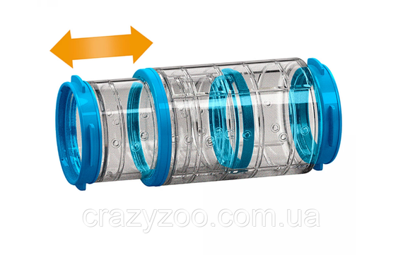Телескопічний тунель для гризунів Ferplast FPI 4816 Telescopic Tube 12.5-20.2xØ 6 см 84816099 | Зображення 1