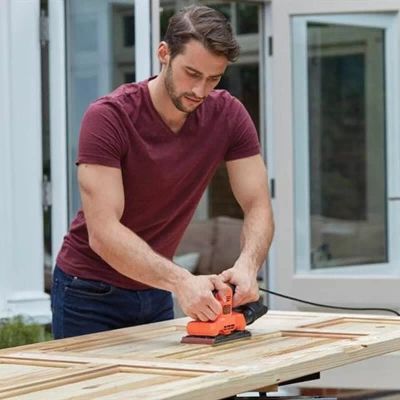 Шлифовальная машина Black&amp;Decker 150 Вт, 15000 об/мин (BEW220) | Зображення 4