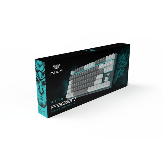 Клавіатура Aula F3287 Keycap KRGD Blue USB UA White/Grey (6948391240688) | Зображення 5
