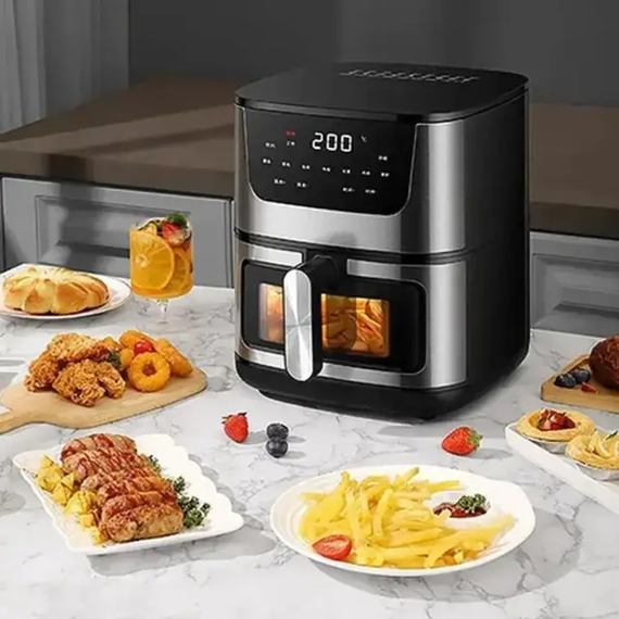 Безмасляная фритюрница на 7 л DOMOTEC MS-3221 3500W | Зображення 2