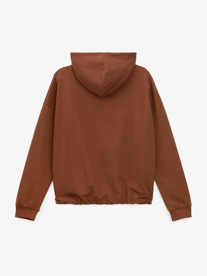 Худі з принтом жіночий GENUA G01138-0010 2XL Коричневий shop (2000999568886) | Зображення 3
