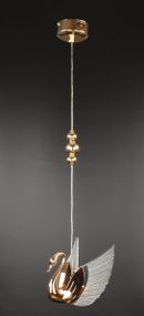 Люстра світлодіодна підвісна LED світильник для квартири на стелю лед 26563 Золото 30-150х17х18 см.