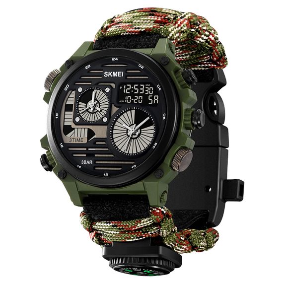 Чоловічий годинник Skmei 2202NCMGN Camo Green | Зображення 2