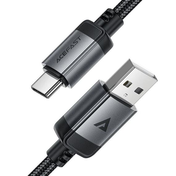 Дата кабель Acefast C20-04 USB to Type-C 3A (1.2m) Black | Зображення 3