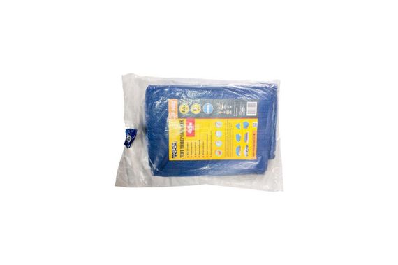 Тент Mastertool - 4 х 5 м 65 г/м², синий (79-9405) | Зображення 1