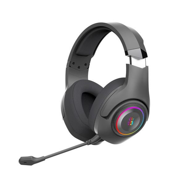 Гарнітура ігрова Bloody GR270 (Black) з RGB підсвічуванням, чорний колір, Bluetooth v5.2 + 2.4GHz + 3.5 Jack | Зображення 1