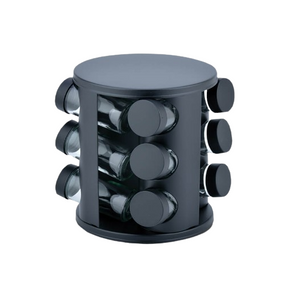 MR-1725-BLACK Набір ємностей для спецій 12 шт Maestro Basic