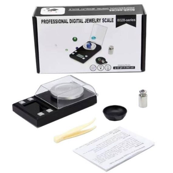 Ваги ювелірні 50г (0,001г) 8028 Чорні
