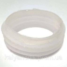 >Уплотнитель под колбу кальяна без юбки силиконовый Трипод белый