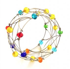 Развивающая антистресс игрушка «LOGOS 5 в 1» хрусталь семицветная, 2128