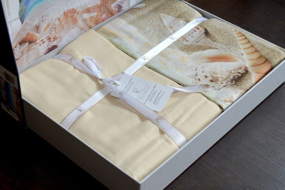 Постільна білизна First Choice 3D Satin 200×220 Ocean | Зображення 3