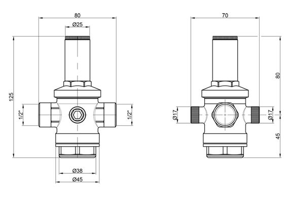 Редуктор Icma 1/2" №246 (91246AD05) | Зображення 1